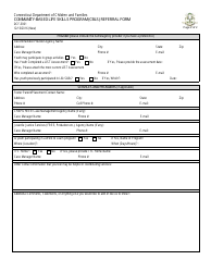 Form DCF-3001 Community-Based Life Skills Program (Cbls) Referral Form - Connecticut, Page 2
