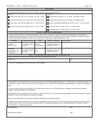 Form DCF-2300 Wilderness School Student Application - Connecticut, Page 3