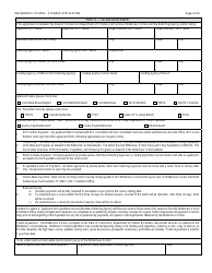 Form DCF-2300 Wilderness School Student Application - Connecticut, Page 4