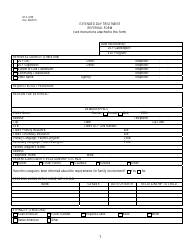 Form DCF-4100 Extended Day Treatment Referral Form - Connecticut