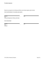 Form DCF-4200 Data Use Agreement - Connecticut, Page 6