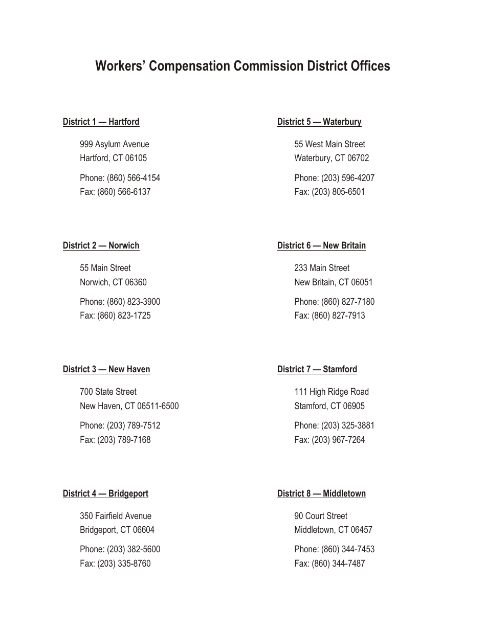 Form 30C Notice of Claim for Compensation (Employee to Commissioner and to Employer) - Connecticut, Page 4