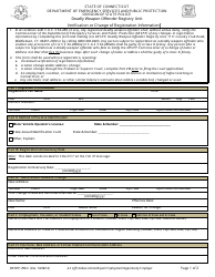 Form DESPP-790-C Verification or Change of Registration Information - Connecticut