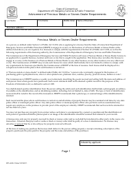 Form DPS-405-C &quot;Advisement of Precious Metals or Stones Dealer Requirements&quot; - Connecticut