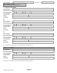 Form DPS-403-C Application for Licensing Under C.g.s. Chapters 409/414 - Connecticut, Page 2