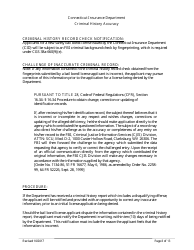 Connecticut Surety Bail Bond Initial License Application Form - Connecticut, Page 8