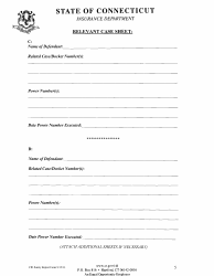 Bail Bond Surety Company Audit Findings Report Form - Connecticut, Page 5