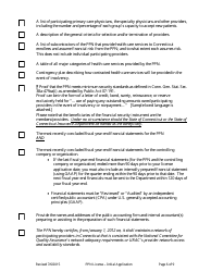 Preferred Provider Network (Ppn) License Application Form - Connecticut, Page 6