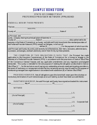 Preferred Provider Network (Ppn) License Application Form - Connecticut, Page 9