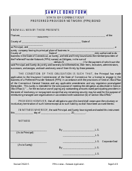 Preferred Provider Network (Ppn) License Renewal Application Form (Renewal) - Connecticut, Page 8