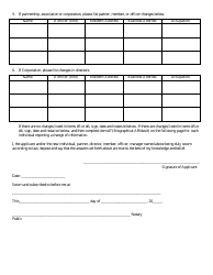 Premium Finance Company Renewal Application Form - Connecticut, Page 2