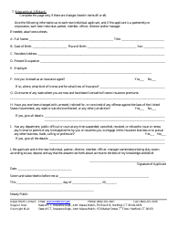 Premium Finance Company Renewal Application Form - Connecticut, Page 3