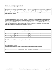 Pharmacy Benefits Manager Certificate of Registration - Initial Application Form - Connecticut, Page 5