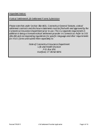 Application for Life Settlement Provider License - Connecticut, Page 4