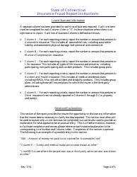 Instructions for Insurance Fraud Report - Connecticut, Page 4