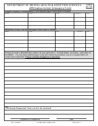 Form AA-100 Affirmative Action Grievance Form - Connecticut, Page 2
