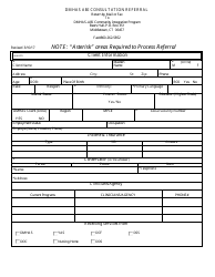Form 201 Dmhas Abi Consultation Referral Form - Connecticut