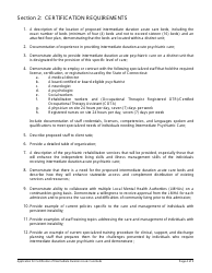 Application for Certification of Intermediate Duration Acute Care Beds - Connecticut, Page 4