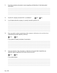 Utilization Review License Application Form - Connecticut, Page 9