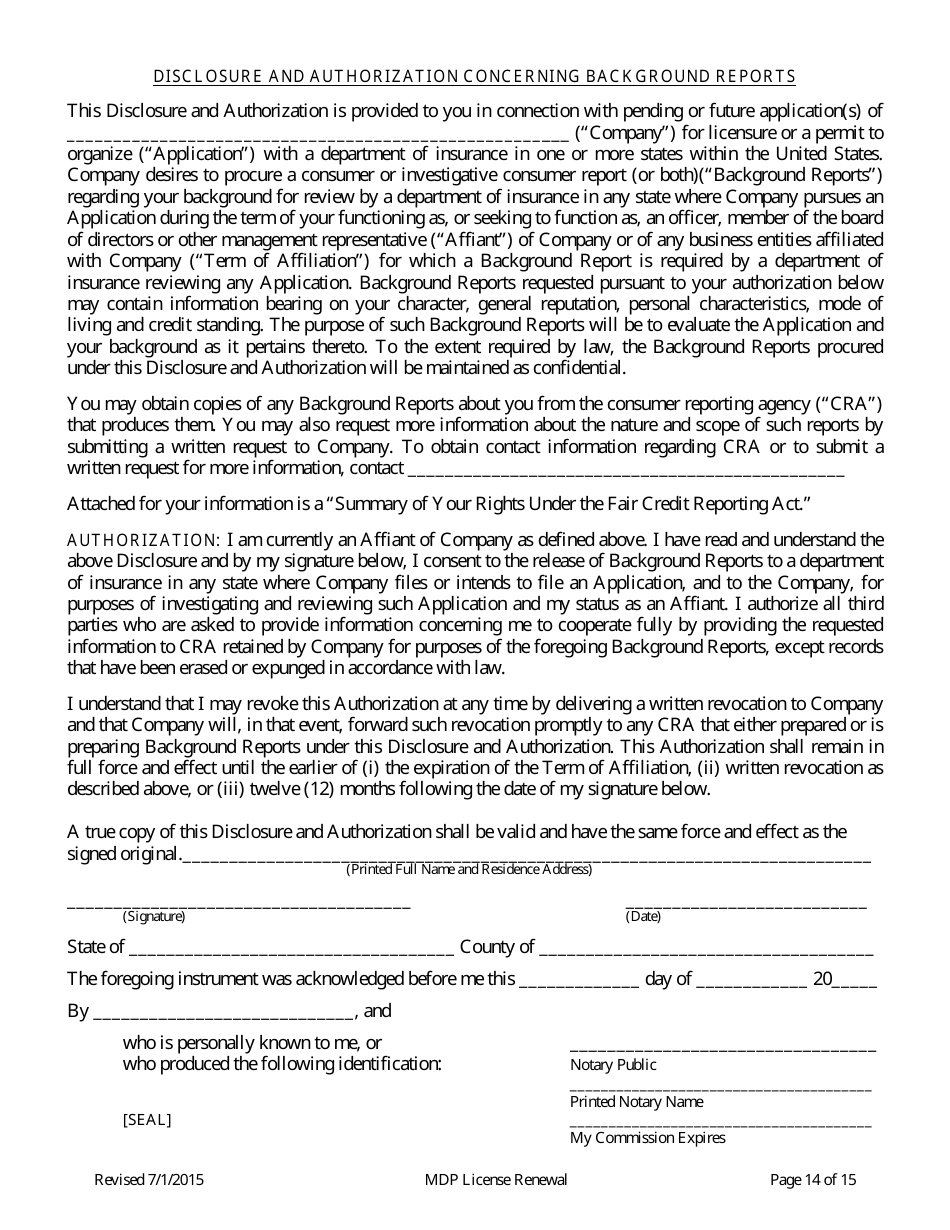 Medical Discount Plant (Mdp) License Renewal Form - Connecticut, Page 14