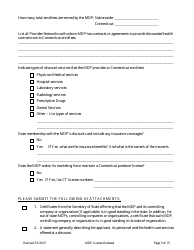 Medical Discount Plant (Mdp) License Renewal Form - Connecticut, Page 3