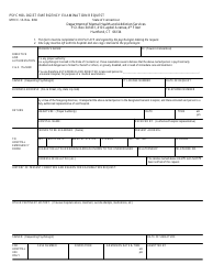 Document preview: Form MHCC-1A Psychologist Emergency Examination Request - Connecticut