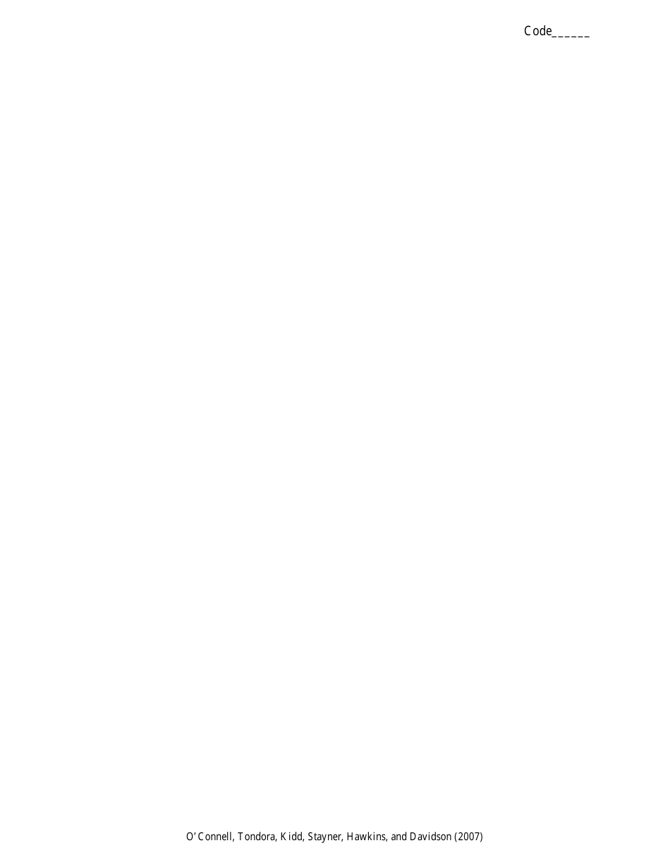 Rsa-R Family Member / Significant Other Version Survey Template, Page 3