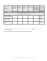 Form FMLA-HR1 Employee Request for Family and Medical Leave Entitlements - Connecticut, Page 4