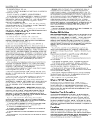 IRS Form W-9 &quot;Request for Taxpayer Identification Number and Certification&quot;, Page 2