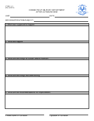 CTMD Form 1-11 After Action Review - Connecticut, Page 2