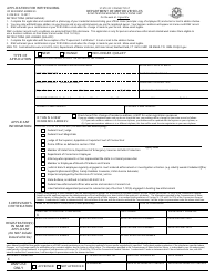 Form E-215 Download Fillable PDF or Fill Online Application for Yellow ...