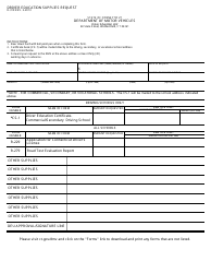 Document preview: Form R-319 Driver Education Supplies Request - Connecticut