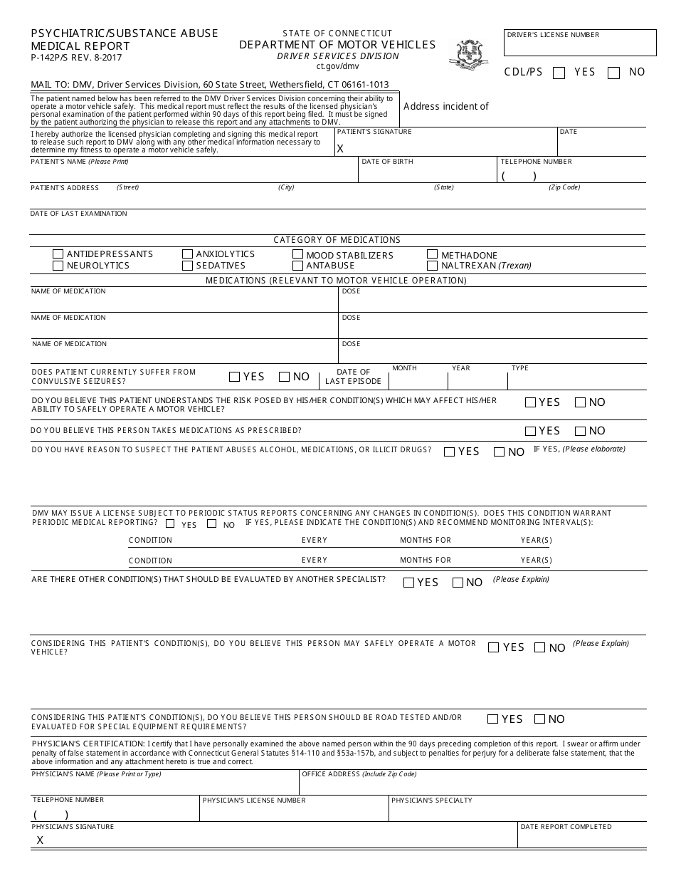 Form P-142P/S - Fill Out, Sign Online and Download Fillable PDF ...