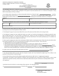 Document preview: Form H-120 Officer's Affidavit of Transfer of Motor Vehicle Seized Pursuant to Alias Tax Warrant - Connecticut