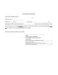Religious Exemption Statement Form - Connecticut, Page 2