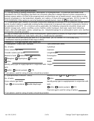 Storage Tank Project Application Form - Connecticut, Page 2