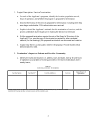 Certificate of Need Application Packet - Connecticut, Page 4