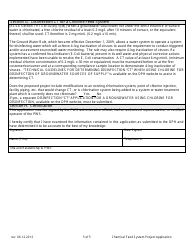 Chemical Feed System Project Application - Connecticut, Page 5