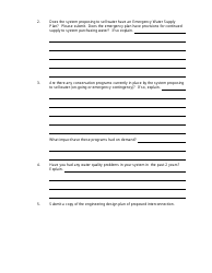 Sale of Excess Water Permit Application - Connecticut, Page 4