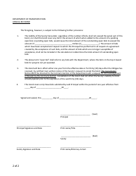 Annual Bid Bond Form - for Construction Contracts - Connecticut, Page 2