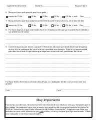 Formulario W-303S Suplemento Del Cliente Para Informacion Medica - Connecticut (Spanish), Page 8