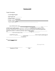 Supplemental Application Form - Local Bridge Program - Connecticut, Page 5