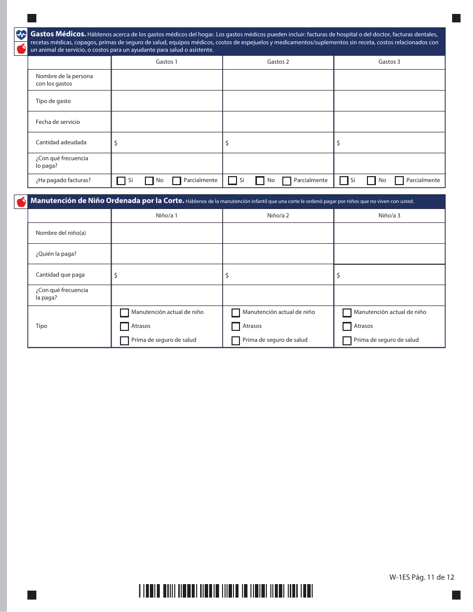 Formulario W-1ES Solicitud De Beneficios - Connecticut (Spanish), Page 15
