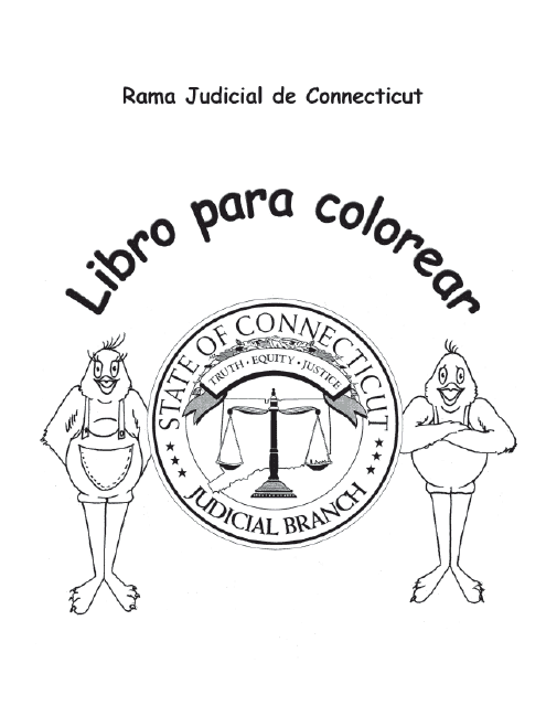 Formulario JDP-ES-189S Libro Para Colorear - Connecticut (Spanish)