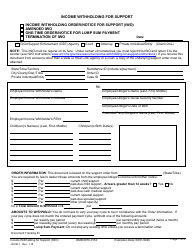 Document preview: Form JD-FM-1 Income Withholding for Support - Connecticut