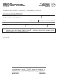 Form JD-JA-16 One Day/One Trial Juror Application for Reimbursement and Request for Social Security Number - Connecticut, Page 2