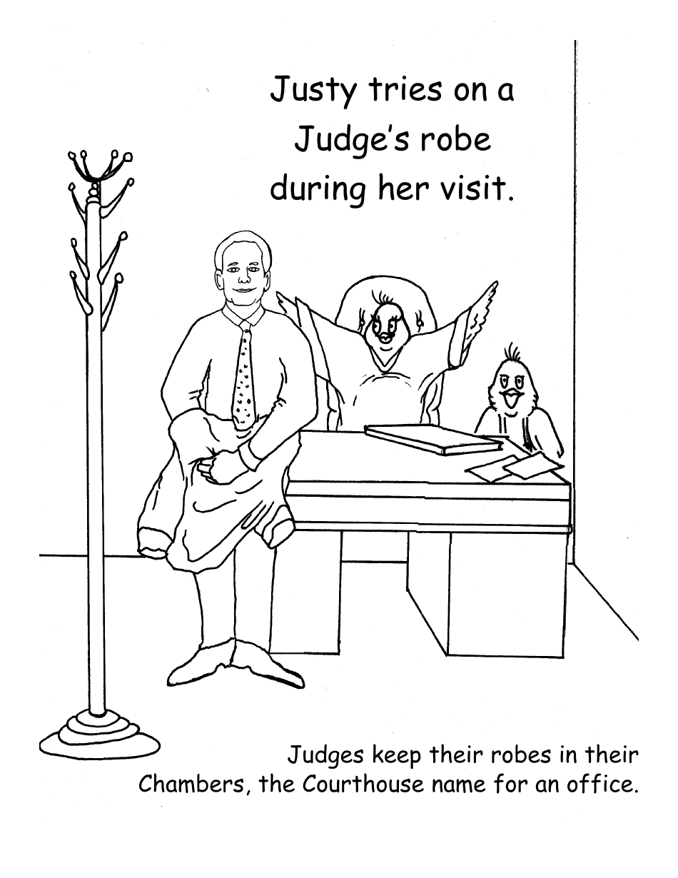 Corthouse Tour Coloring Book - Connecticut, Page 13