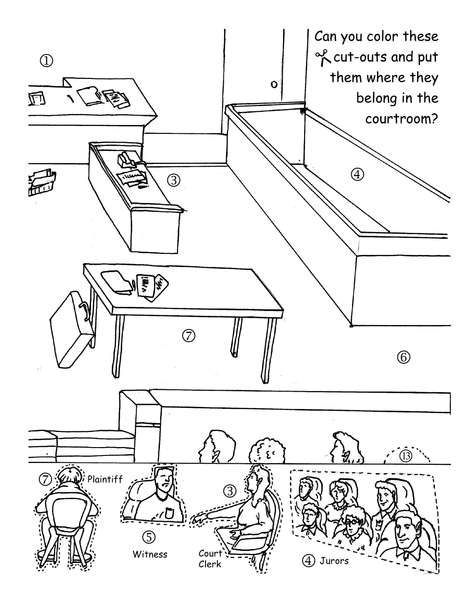 Corthouse Tour Coloring Book - Connecticut, Page 19