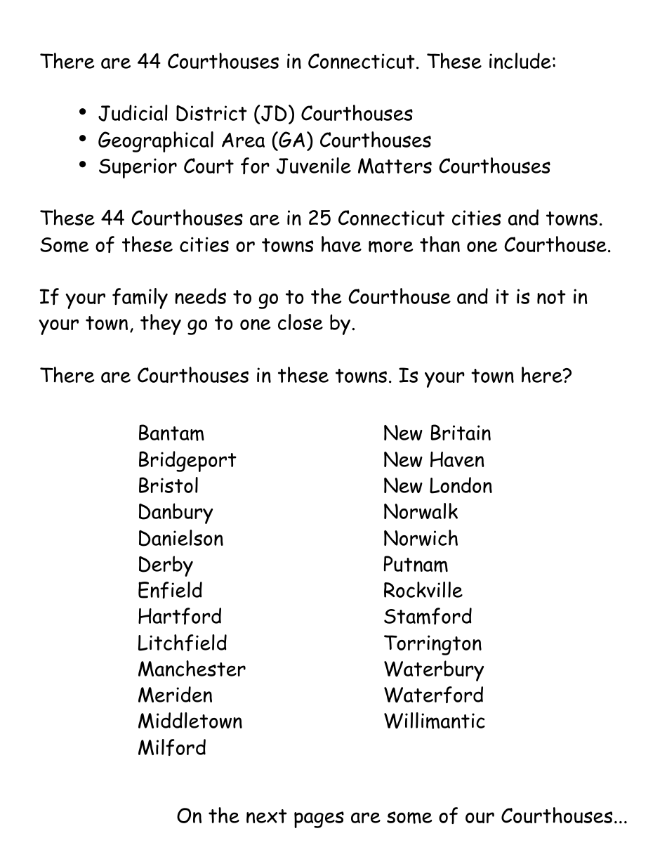 Corthouse Tour Coloring Book - Connecticut, Page 26