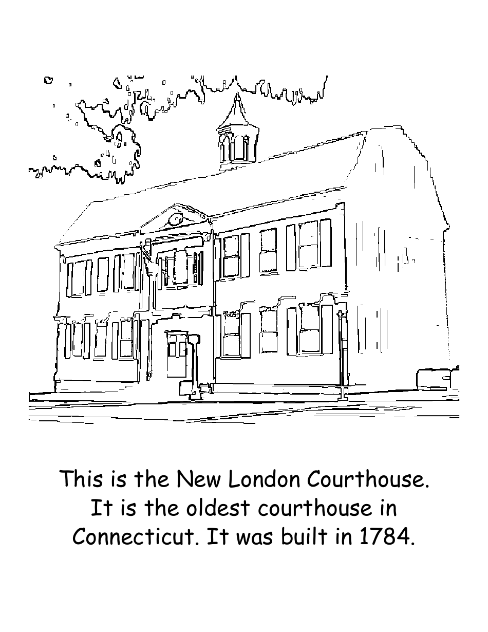 Corthouse Tour Coloring Book - Connecticut, Page 28